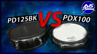 Roland PD125BK VS PDX100 [upl. by Delle]