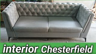 sofa  diy Chesterfield sofa 🔥🛋️  modern design sofa set  rksofafurniture0007 [upl. by Waldon]