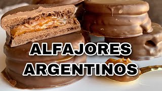 ALFAJORES MARPLATENSES tipo havanna RECETA ARGENTINA [upl. by Assener]