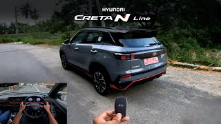 2024 HYUNDAI CRETA N LINE N10 DCT  POV Test Drive 37  ENJE [upl. by Avihs623]