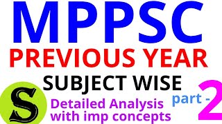 MPPSC ki taiyari PYQ previous year question papers answer last 10 year pre solved mcq preparation 2 [upl. by Corissa616]