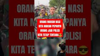 PAK TENTARA INI SEDANG MENYENGGOL POLISI tniindonesia automobile tnirakyat tnikuat news polisi [upl. by Lenej65]