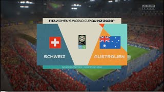 Womens Weltpokal 2024  Gruppe A  Schweiz  Australien [upl. by Esemaj]