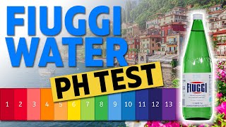 Fiuggi Water Ph Test  Is This Waters TRUE Ph Acidic or Alkaline [upl. by Michigan]