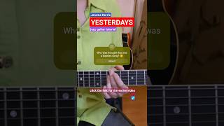 YESTERDAYS Jazz Guitar Chord Melody Tutorial shorts [upl. by Hudson]