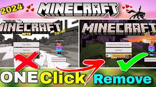 Minecraft Beta Haider For 120  How to Remove Beta and Preview in One Click 2024 [upl. by Pren]