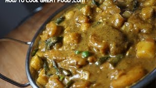 Shrimp amp Potato Coconut Curry Recipe  Prawn Aloo Masala [upl. by Anum]