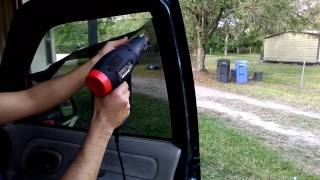 How to remove window tint fast easy and cheap [upl. by Tneciv]