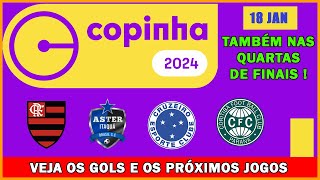 ⚽ COPINHA 2024 – FLAMENGO E CRUZEIRO SEGUEM FIRMES [upl. by Kristal]