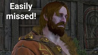 Witcher 3  Rare Scene With Hjalmar on Undvik [upl. by Zobe]