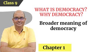 Direct and representative democracyBroader meaning of democracyClass9 SoSimpleTutorial [upl. by Risley975]