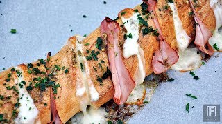 Ham and Cheese Baguette Recipe [upl. by Mareah]