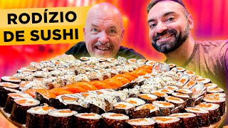 Falindo o RODÍZIO de SUSHI Feat NotoriousBOB [upl. by Eenel]