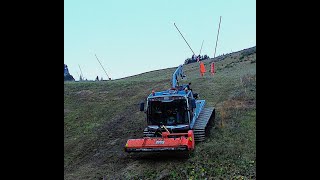 202410 Préparation pistes de ski Megève [upl. by Nafets426]