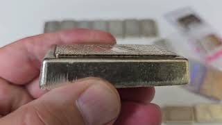 Stacking 10 Ounce Vintage Silver Bars [upl. by Daas283]