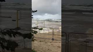 Unwetter bei der BeachvolleyballEM in Jurmala Lettland [upl. by Weixel182]