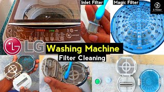 How to Clean LG Washing Machine Filters  Top load  ETester [upl. by Asiluy496]