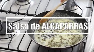 Super Fácil  Cómo preparar salsa de alcaparras ideal para pescados o Pollo [upl. by Ahsenyt]