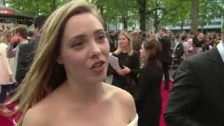 San Andreas World Premiere  Morgan Griffin Interview [upl. by Keithley614]