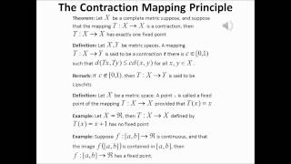 Introduction to Banach Fixed Point Theorem [upl. by Enelym32]