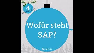 advist Academy Adventskalender 2024  04 sap adventskalender weihnachten erp businesssoftware [upl. by Adikam]