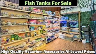 Fish Tanks For Sale At Lowest Prices  Aquarium Accessories At Lowest Prices DelhiNCR Aquarium Shop [upl. by Bui]