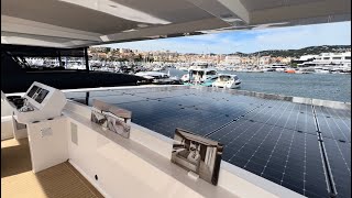 2022 SILENT 60 Catamaran review Cannes Yacht Festival [upl. by Aihtniroc]