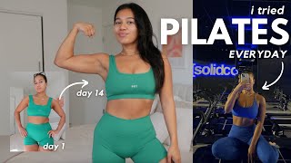 i tried PILATES everyday for 2 weeks solidcore [upl. by Manda523]