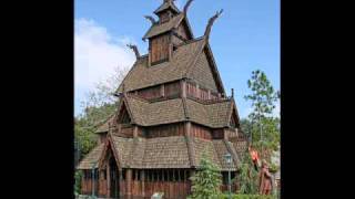 Norway Stave Church area music [upl. by Dnalrag]