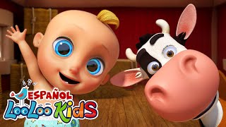 🐄 La Vaca Lola y A Ram Sam Sam  Hora Feliz con Canciones Infantiles de LooLoo Kids 🌈 [upl. by Rubie]