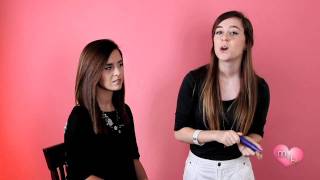 quotHow to Apply Fake Eyelashesquot Megan and Liz on Beauty  LifeOfMeganandLiz [upl. by Tonia]