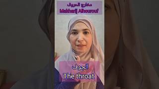 الجوف مخارج The throat Makharij learning اكسبلور تجويد تيكتوك تعليم arabic quranreading [upl. by Rezzani]