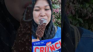 YUBI MAKAN ES KRIM PISANG amp AIS CREAM CRUNCH MALAYSIA [upl. by Muire]