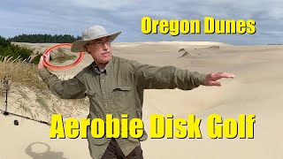 Aerobie disk golf on the Oregon dunes [upl. by Michelina]