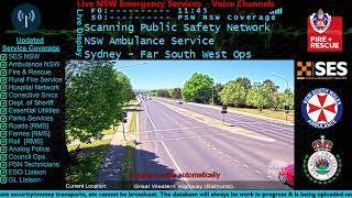 29102024 Sydney amp NSW  PSN Emergency Services Voice Communications [upl. by Nagard]