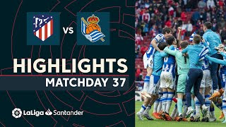 Resumen de Atlético de Madrid vs Real Sociedad 21 [upl. by Arjun]