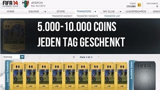 Fifa 14 Ultimate Team  leicht Münzen verdienen 5k10000 coins geschenkt jeden Tag HD [upl. by Milstone815]