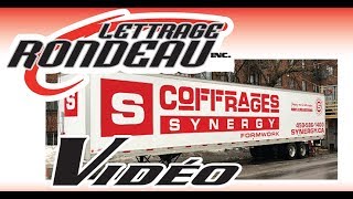 COFFRAGES SYNERGY LETTRAGE DE REMORQUE 53 [upl. by Orna581]