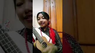 Thau waila kanhe waila  ukulele cover Bhrigu ram shrestha diptara tuladhar [upl. by Gollin]