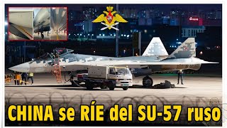 CHINA se ríe del Su57 quotFelonquot ruso estacionado en el Salón Aeronáutico de Zhuhai [upl. by Ecnaled]