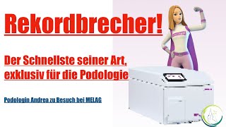 Rekordbrecher Der schnellste seiner Art Podologin Andrea stellt vor [upl. by Ykcir]