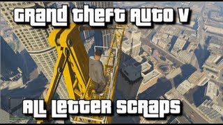 GTA V  All Letter Scraps  100 Collectibles Guide  A Mystery Solved AchievementTrophy [upl. by Mcwherter152]