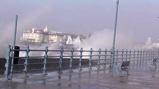 Porthcawl storm surge January 6th 2014 Part 1 [upl. by Stauffer161]