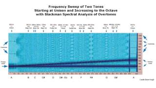 Octave Frequency Sweep Consonance amp Dissonance  A220 Sine Wave [upl. by Reinnej467]