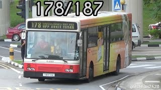 SMRT Retired Scania L113CRL Strider TIB674M  Service 178187 [upl. by Grae]