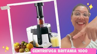 CENTRIFUGA DE SUCOS BRITANIA 1000 USO OU FICA ENCOSTADA [upl. by Crutcher444]