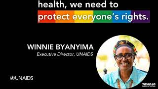 UNAIDS stands with LGBTQ communities worldwide as PRIDE celebrations get underway [upl. by Nosemyaj]