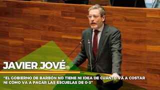 Javier Jové “El Gobierno de Barbón no tiene ni idea de cómo va a pagar las escuelas de 0 a 3” [upl. by Rohn]