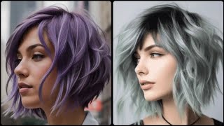 Mind Blowing Aesthetic Shaggy Bob Haircut  For Beginner Makeover Designs  bob peludo [upl. by Katya]