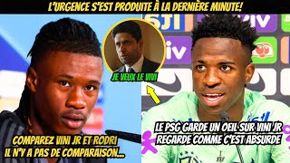 🚨MON DIEU CAMAVINGA URGENT PARLE DE LA RÉACTION DE VINI JR APRÈS LE BALLON DOR Le PSG VEUT DU VINI [upl. by Alida569]